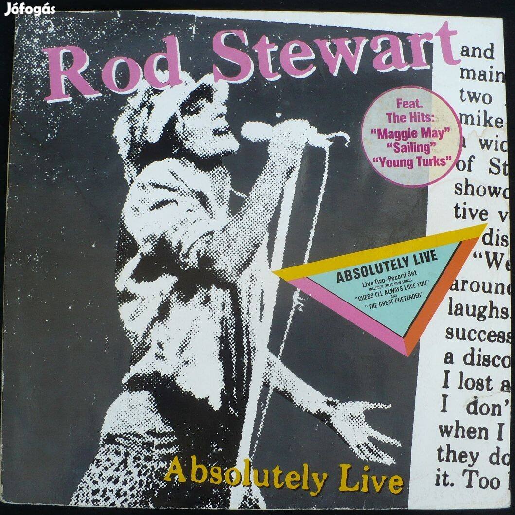 Rod Stewart: Absolutely - Live (1982, 2 LP, német nyomás)