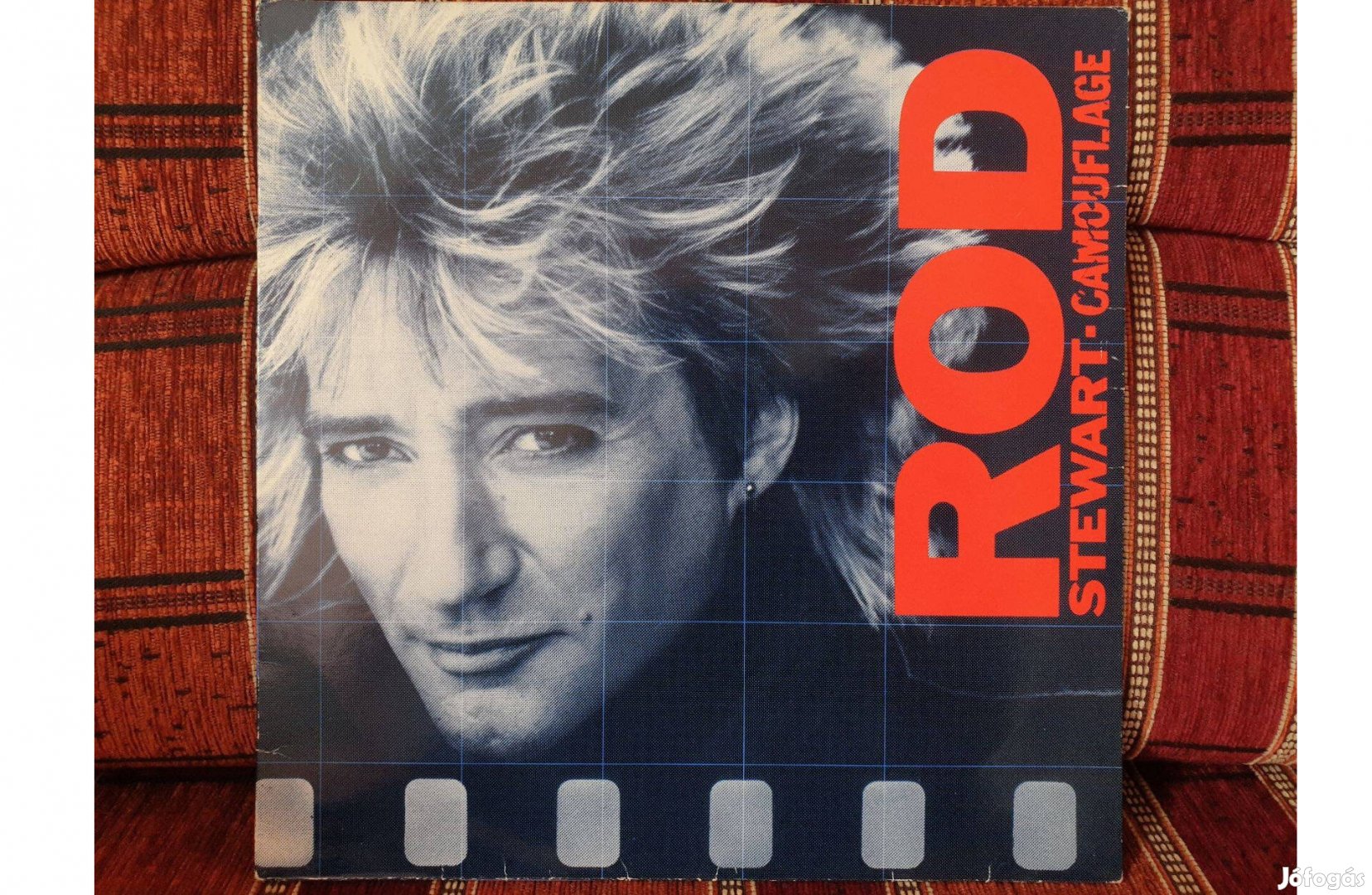 Rod Stewart - Camouflage hanglemez bakelit lemez Vinyl