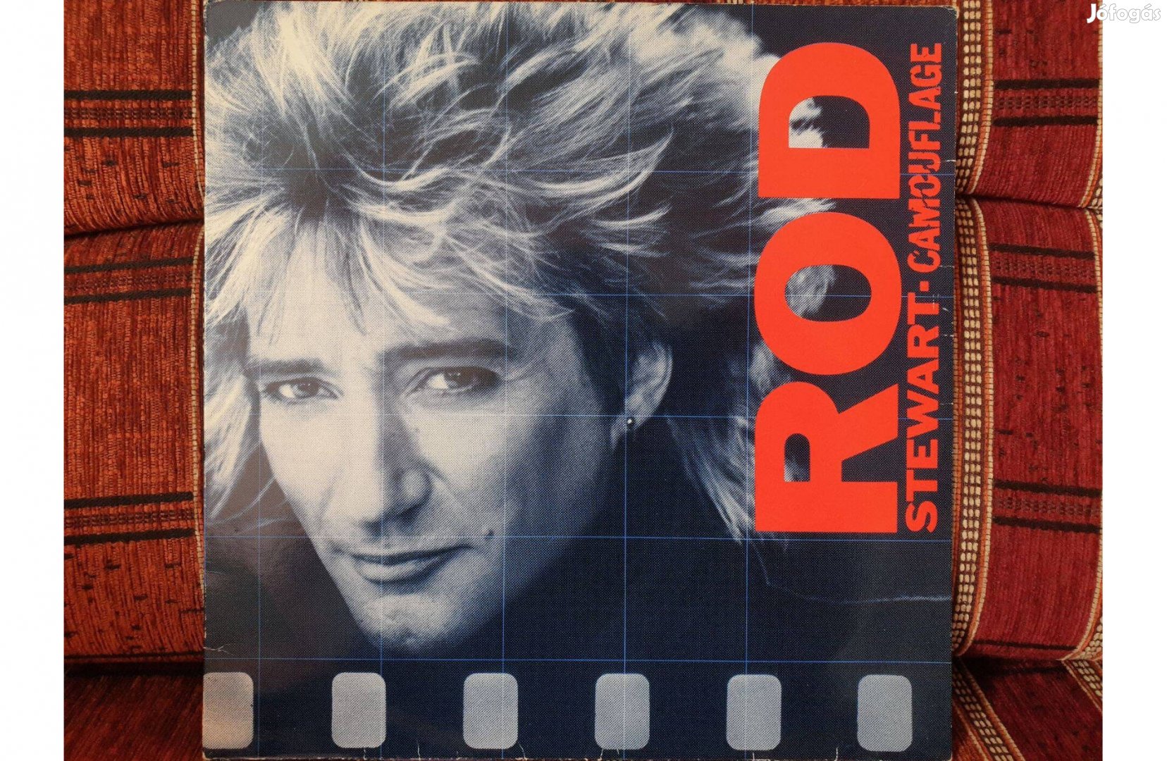 Rod Stewart - Camouflage hanglemez bakelit lemez Vinyl