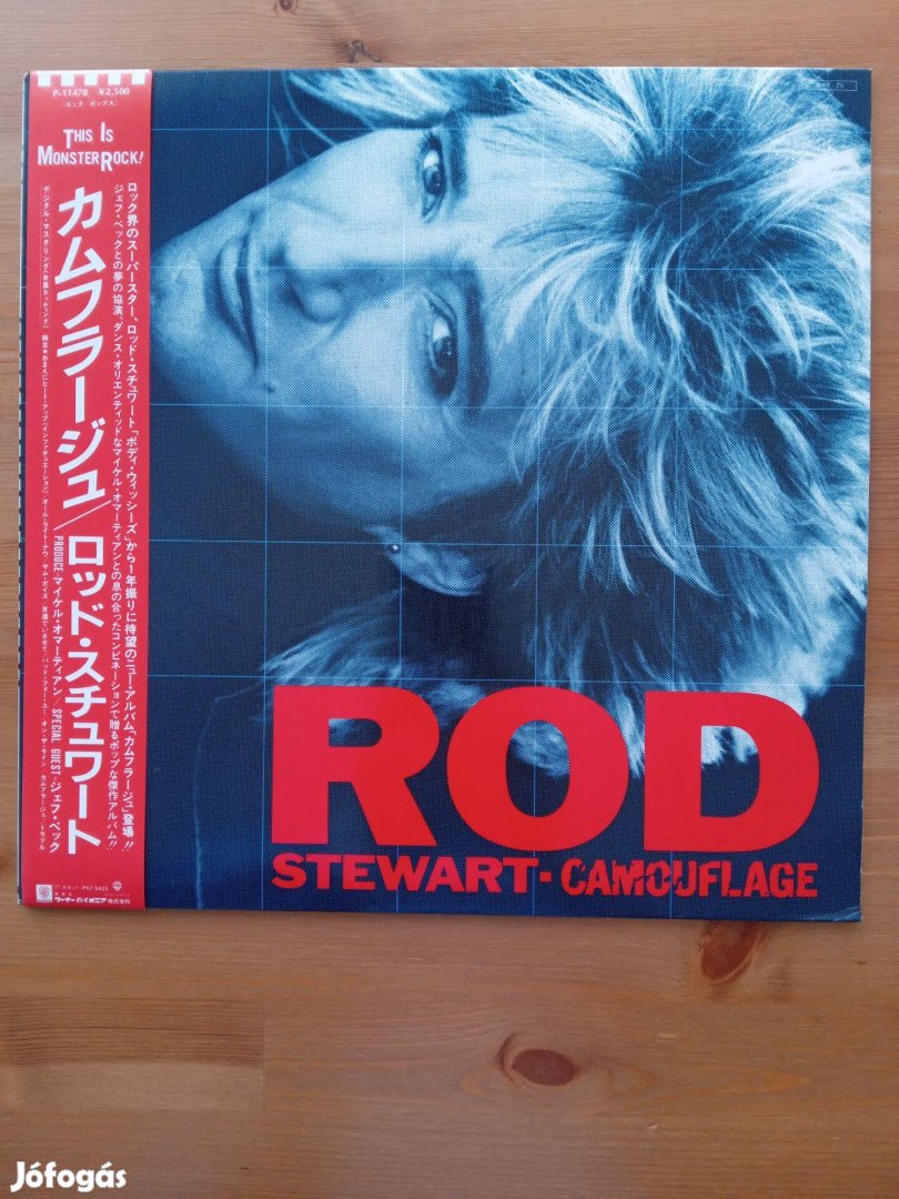 Rod Stewart japán hanglemez bakelit