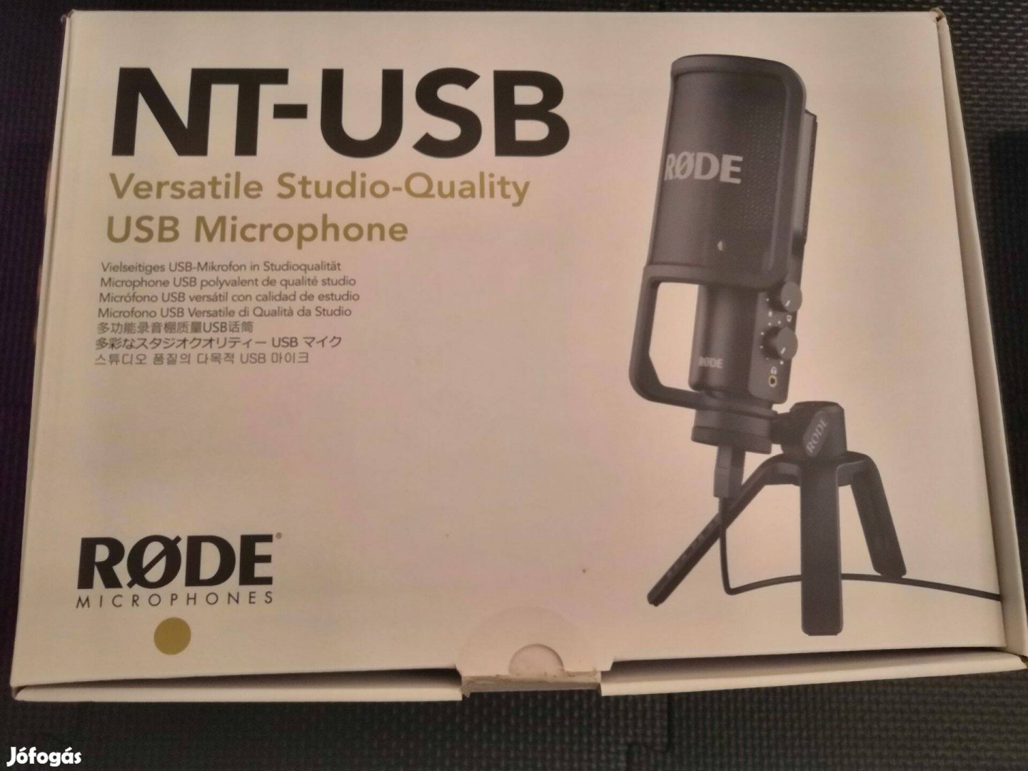 Rode NT-USB stúdio mikrofon