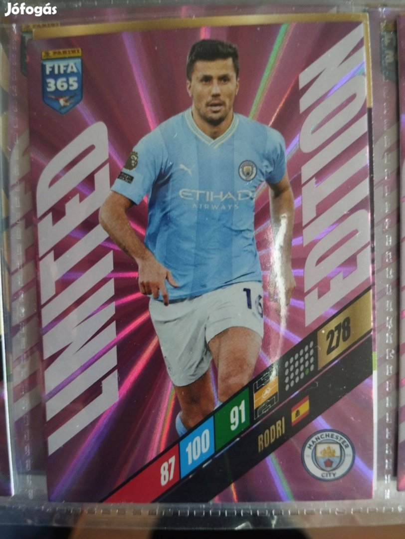 Rodri (Manchester City) FIFA 365 2024 Limited edition focis kártya