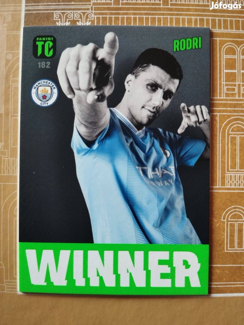 Rodri (Manchester City) Winner Top Class 2024 focis kártya
