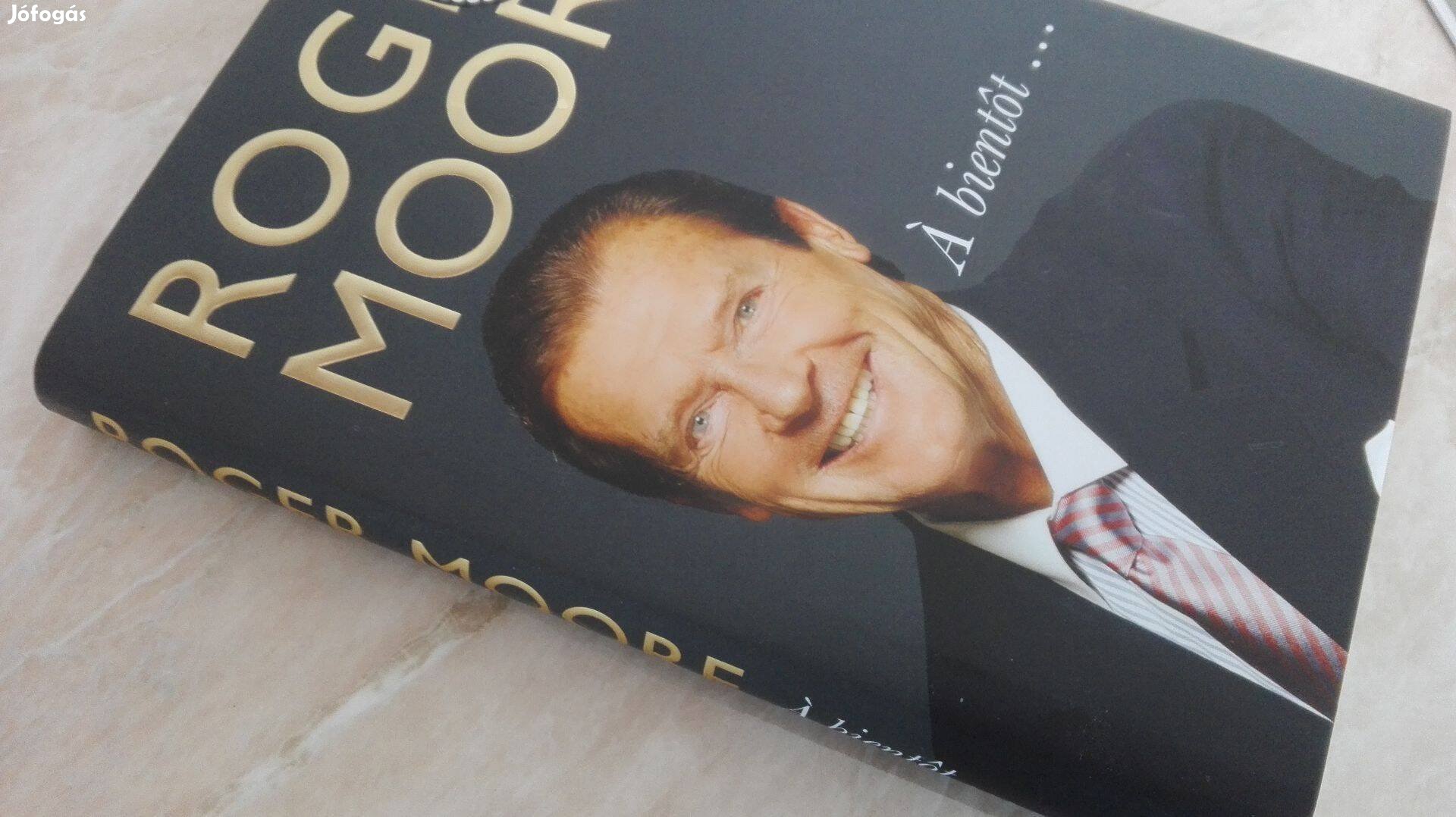 Roger Moore Önéletrajzi könyv "Viszlát" Eredeti Angol kiadás