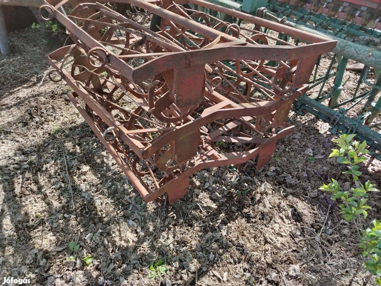 Rögtörő henger vontatott tárcsához