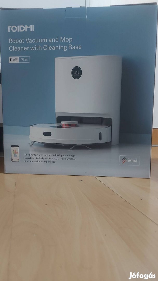 Roidmi Eve Plus Robotporszívó,felmosó funkcióval