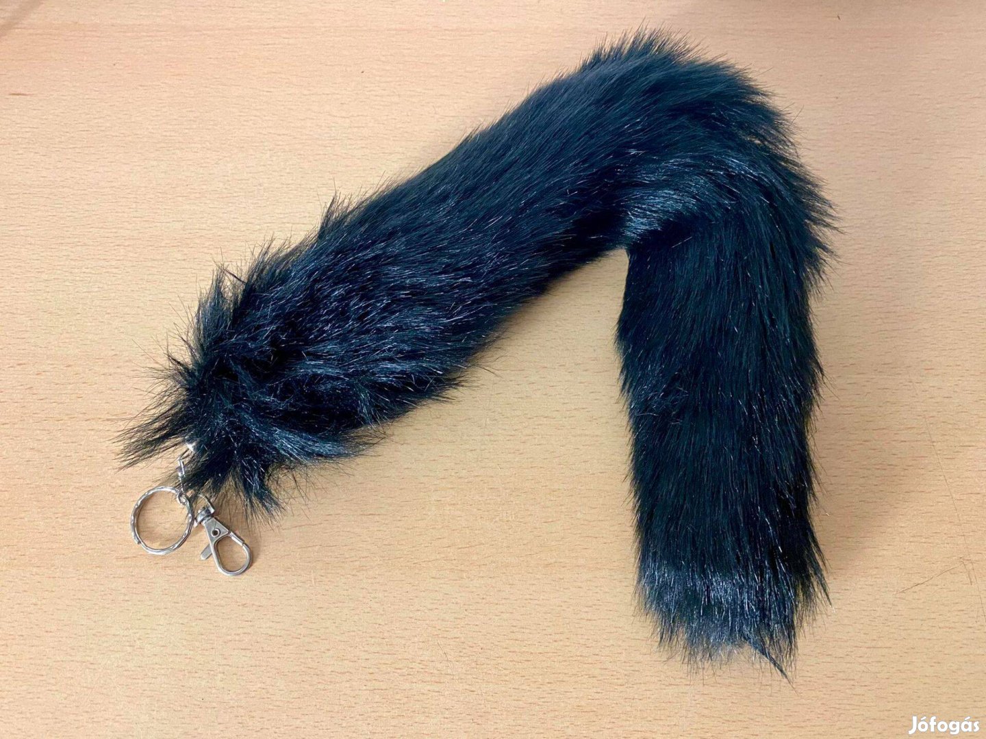 Rókafarok, műszörme kulcstartó (kb. 42 cm. hosszú)