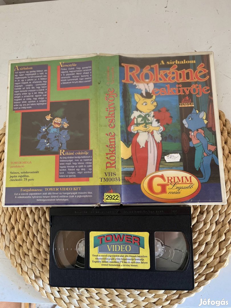 Rókáné esküvője vhs