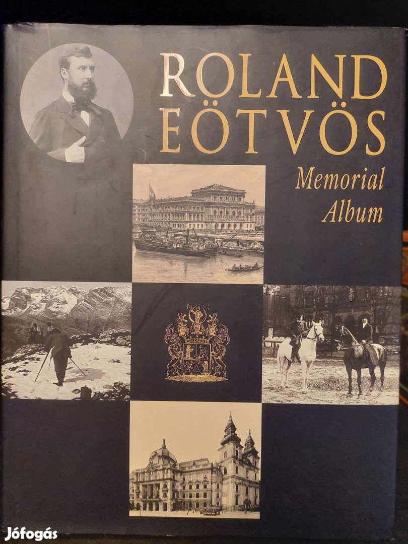 Roland Eötvös Memorial Album könyv Új Angol nyelvű