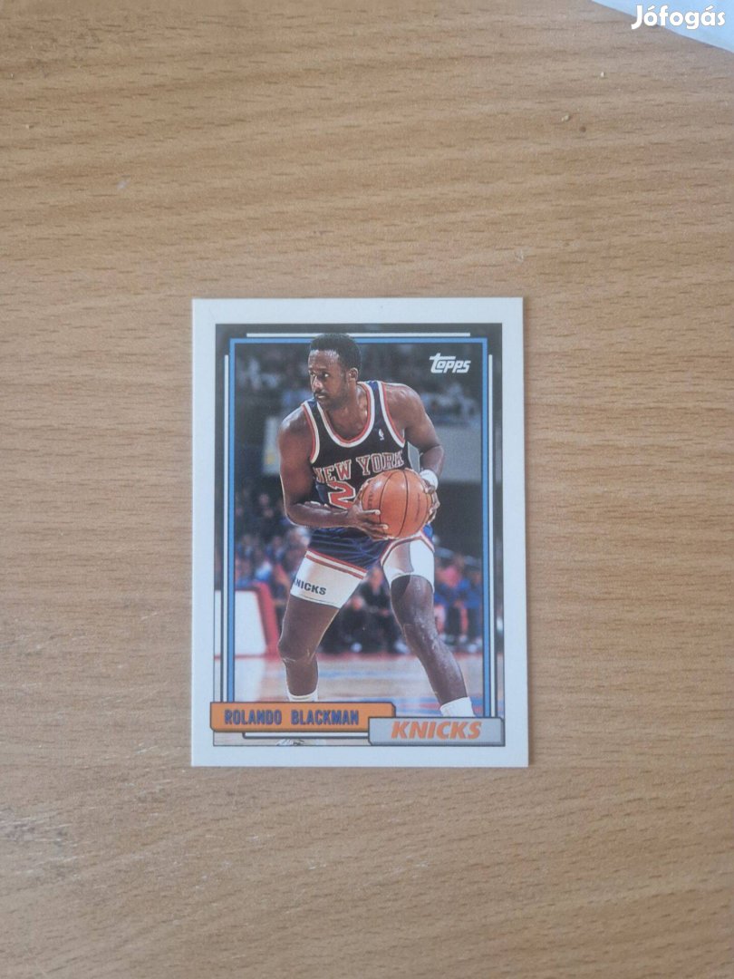 Rolando Blackman Topps 1992-93 355 kosaras kártya