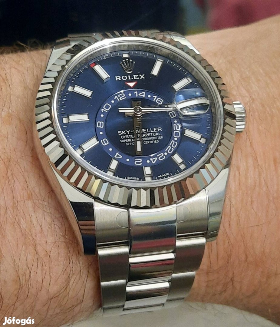 Rolex BLUE Sky-Dweller Full szett, új, még fóliás