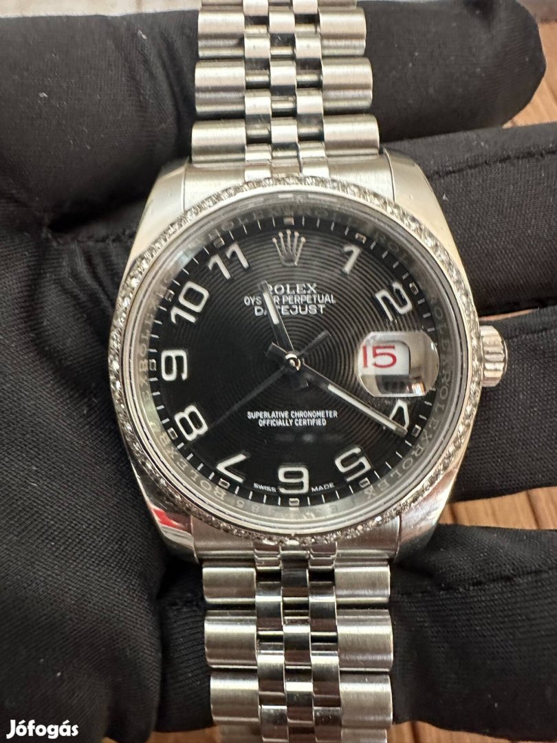 Rolex Datejust 36 Brilliáns Lünettával