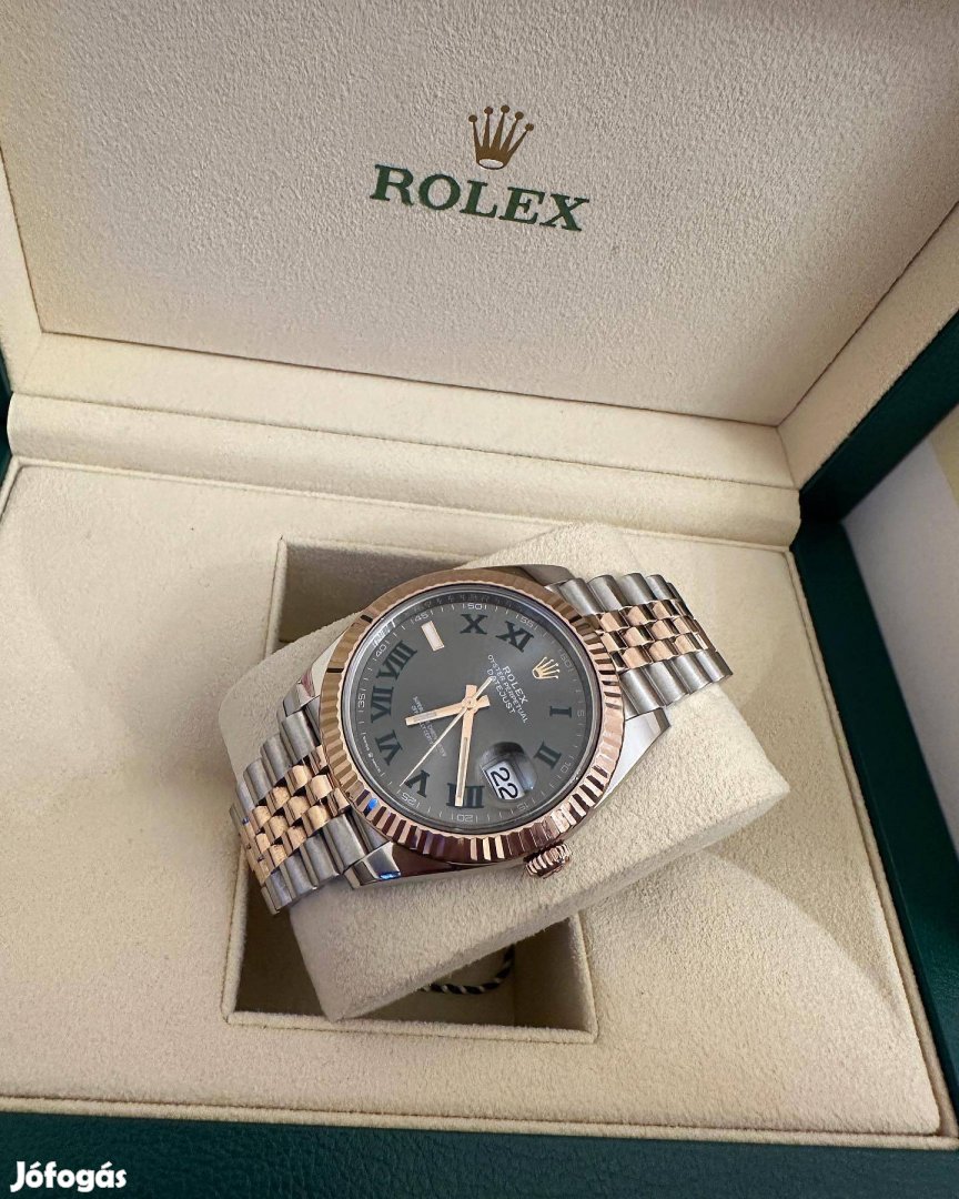 Rolex Datejust 41 Wimbledon rosegold