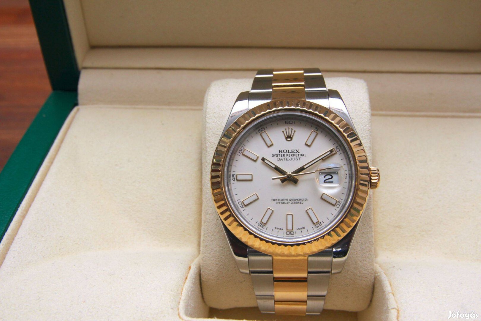 Rolex Datejust II 18ct Arany és Acél 41mm 2014 teljes szett