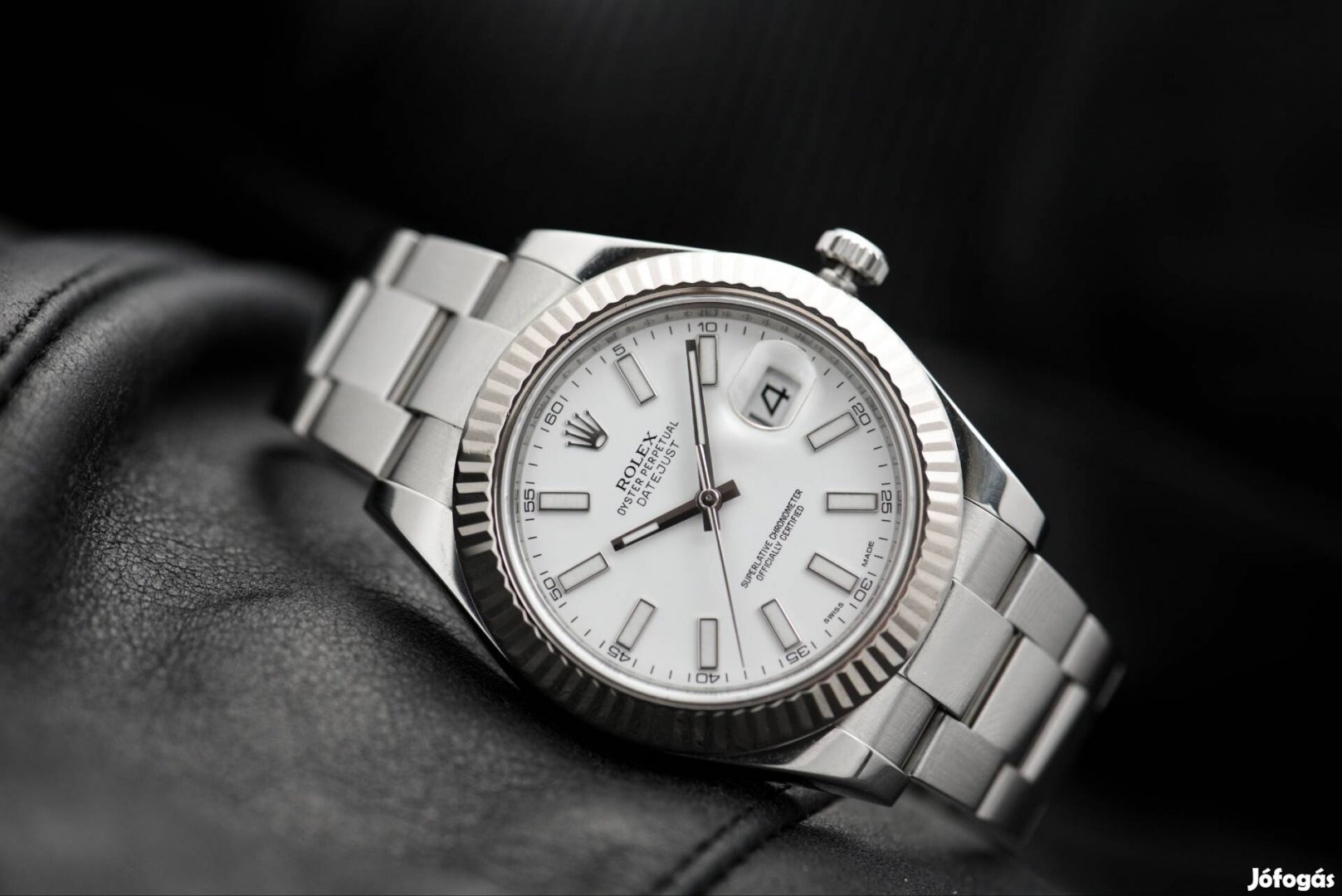 Rolex Datejust II fehér arany lünetta 41mm