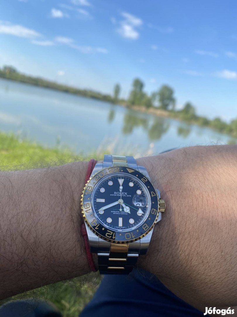 Rolex GMT 2 Arany-Acél 