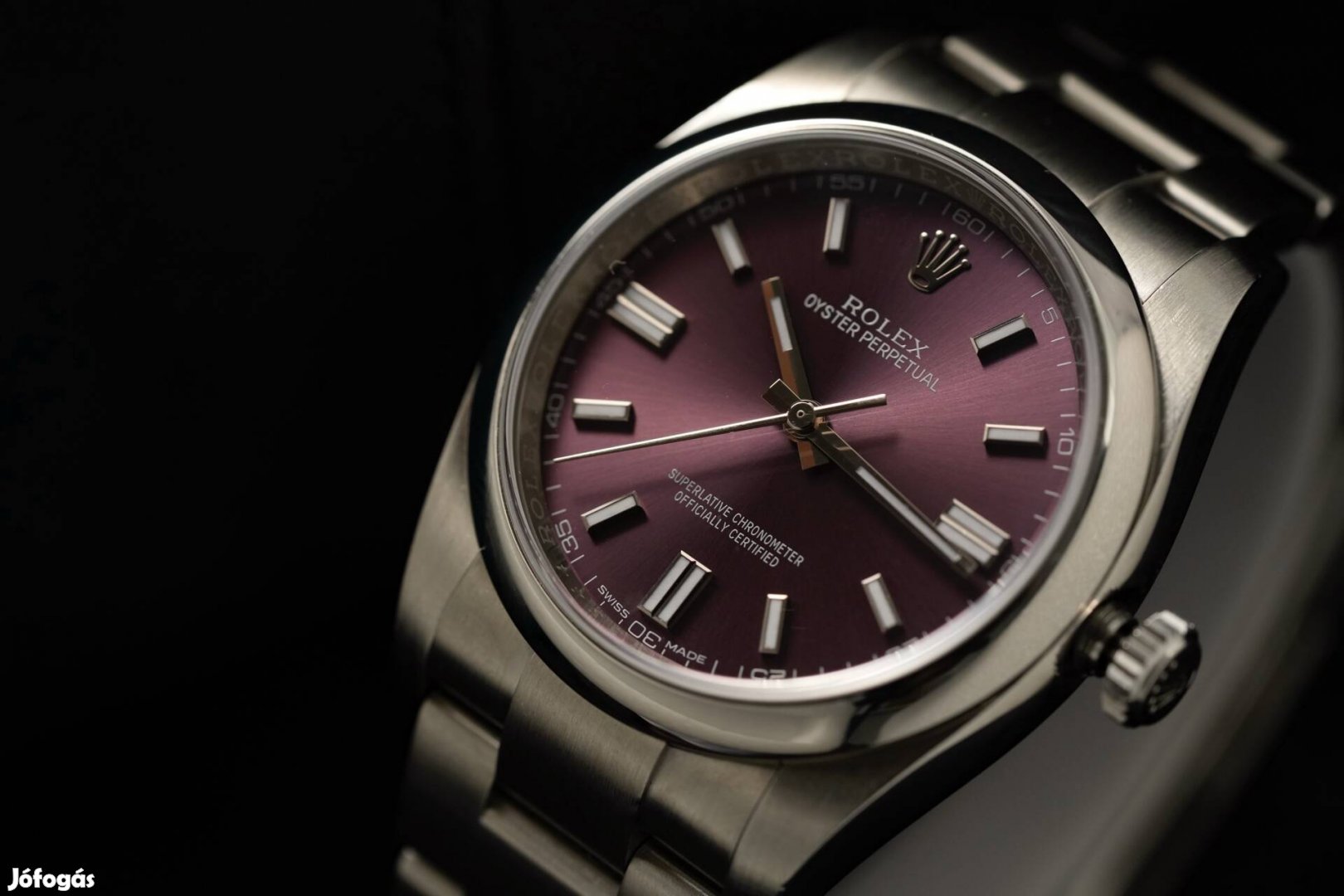 Rolex Oyster Perpetual 36 Grape dial Full SET