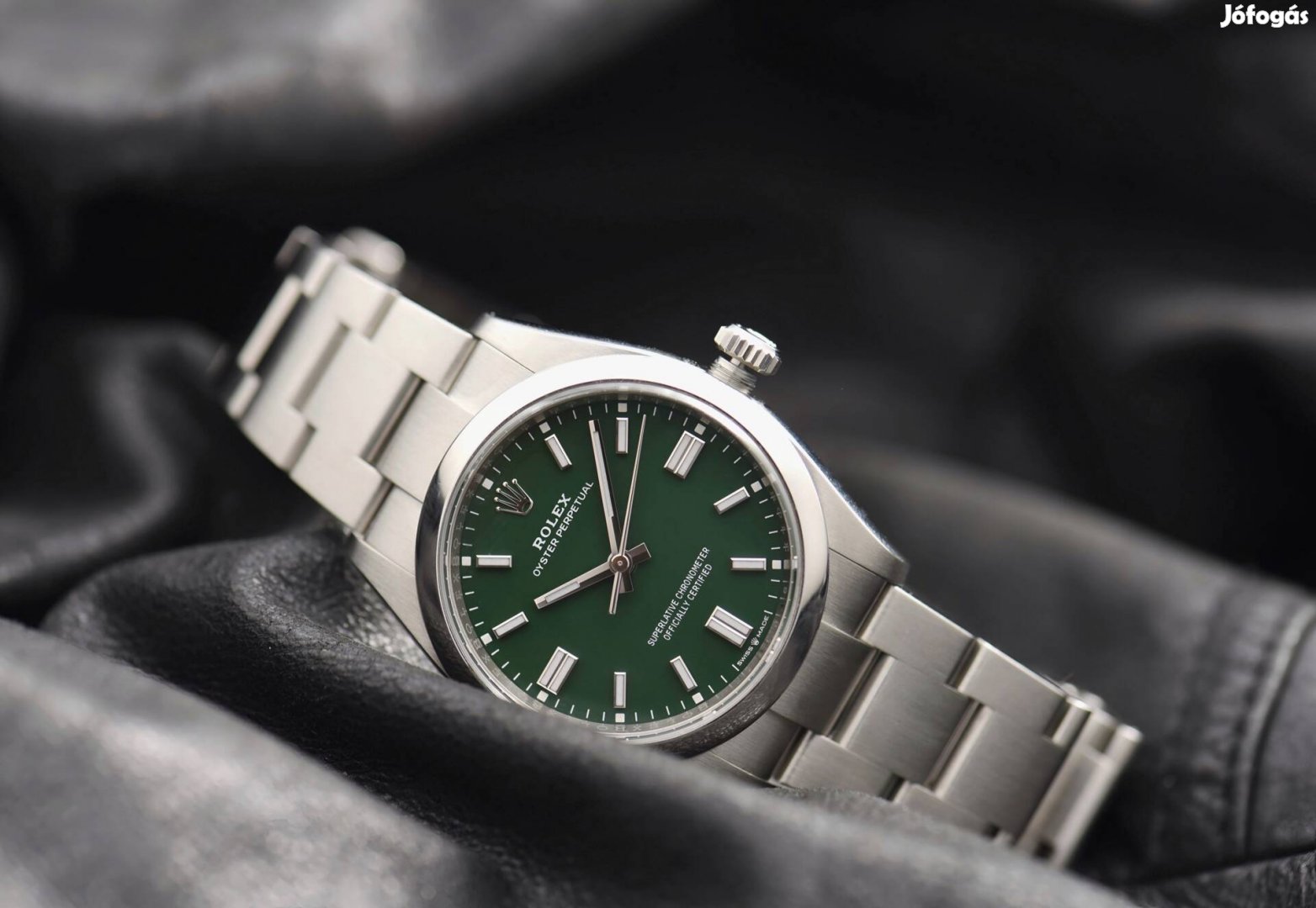 Rolex Oyster Perpetual 36 mm Zöld