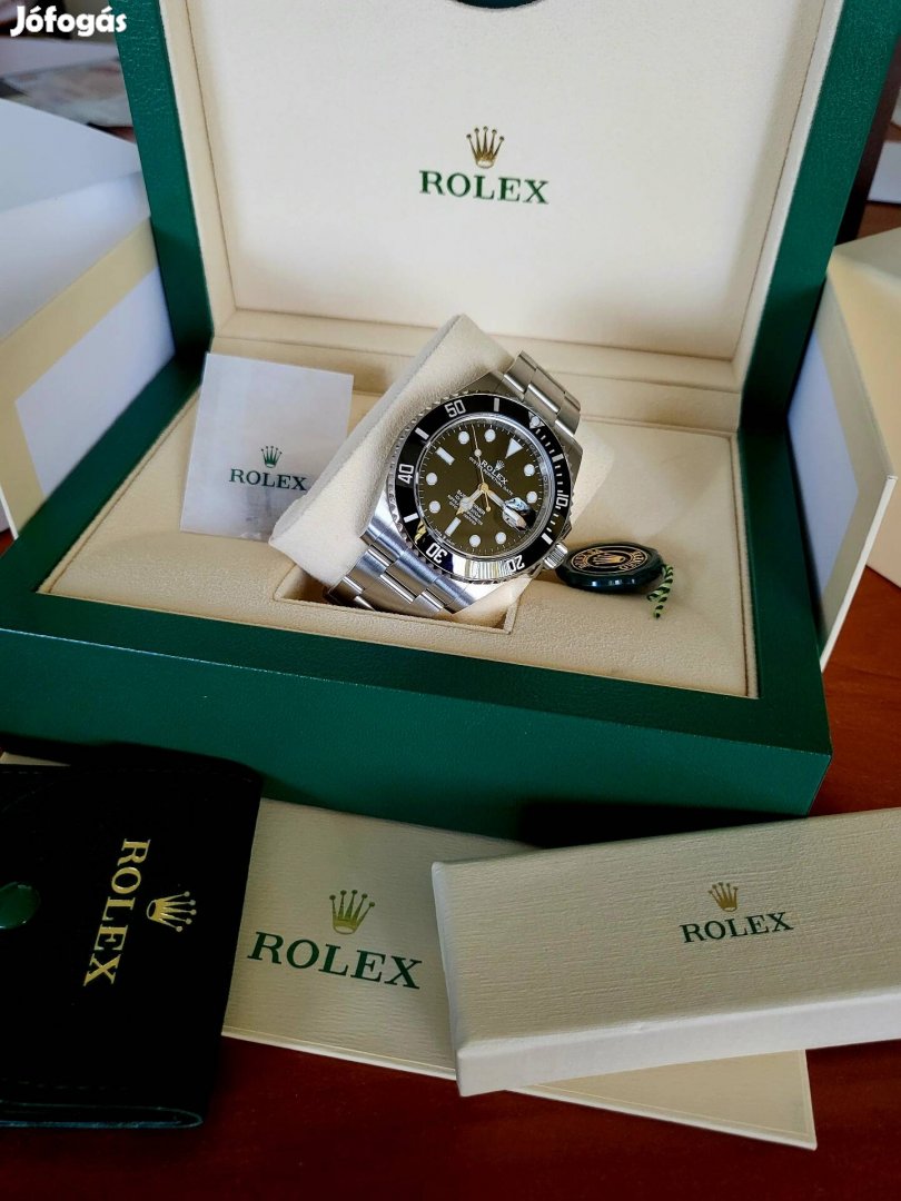 Rolex Submariner Date Black Acél