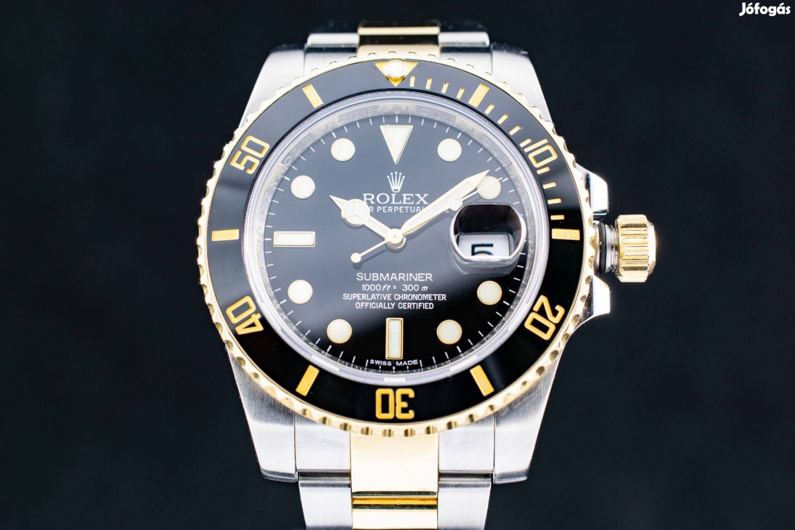 Rolex Submariner Date arany-acél bicolour 116613LN