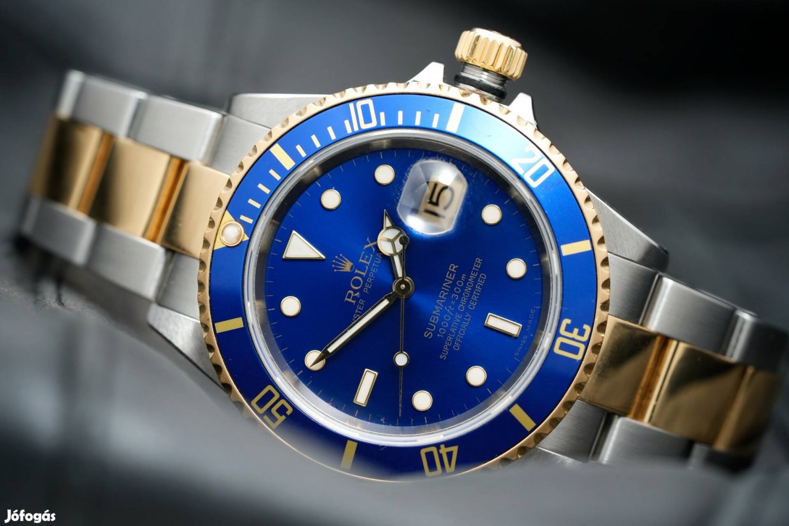 Rolex Submariner bicolor 2007, friss szerviz