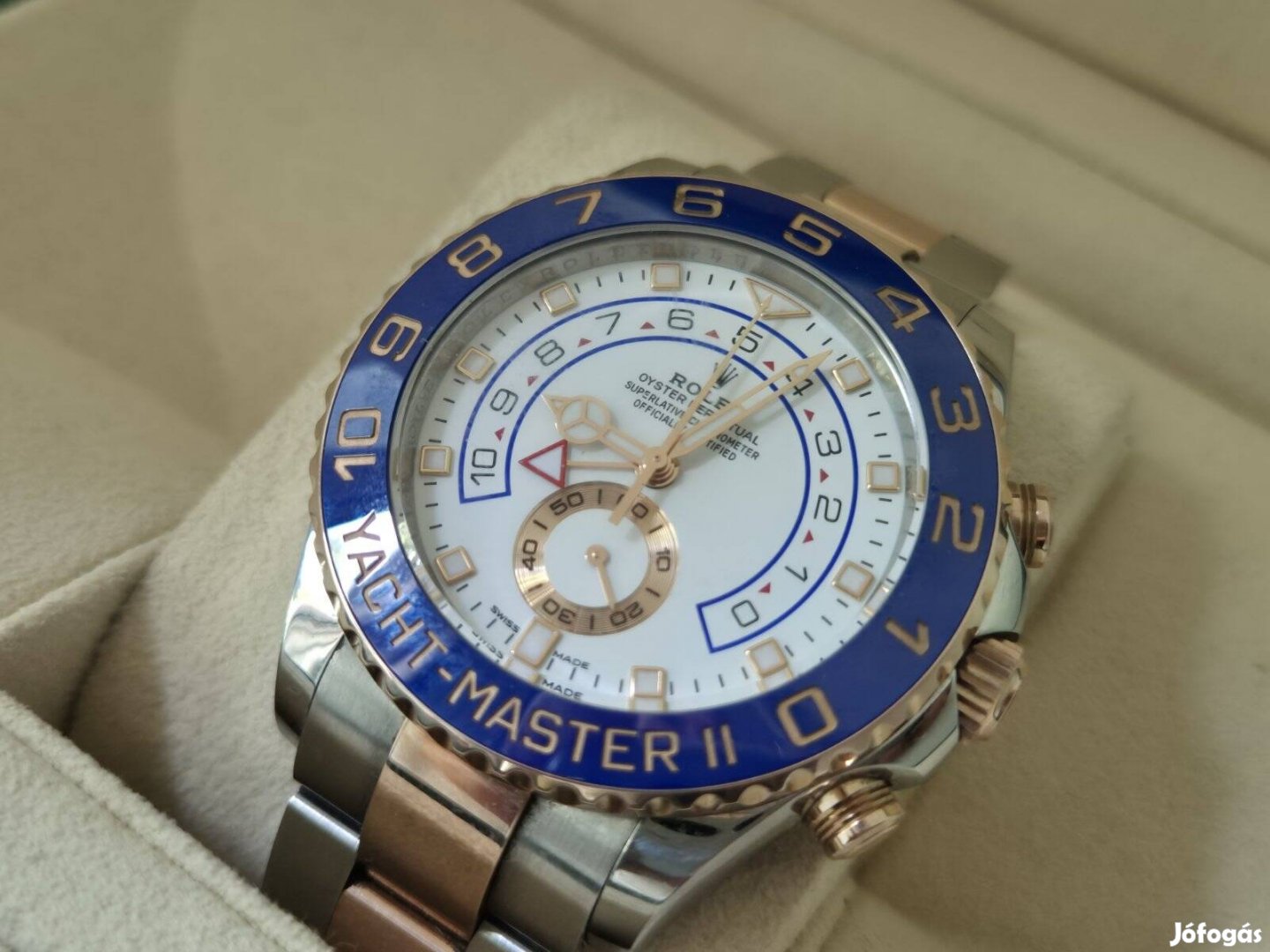 Rolex Yacht-Master 2. 2022 arany acel.