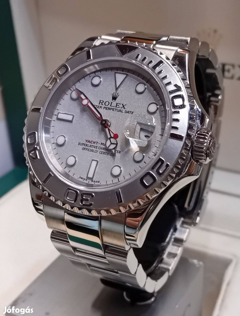 Rolex Yacht-Master 40 platina-acél gyűjteményi állapotban eladó-csere