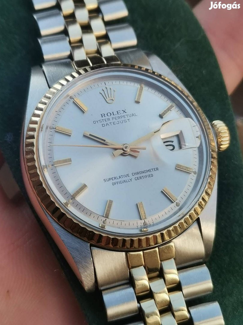 Rolex datejust arany-acél kn36mm! Szervízelt! 