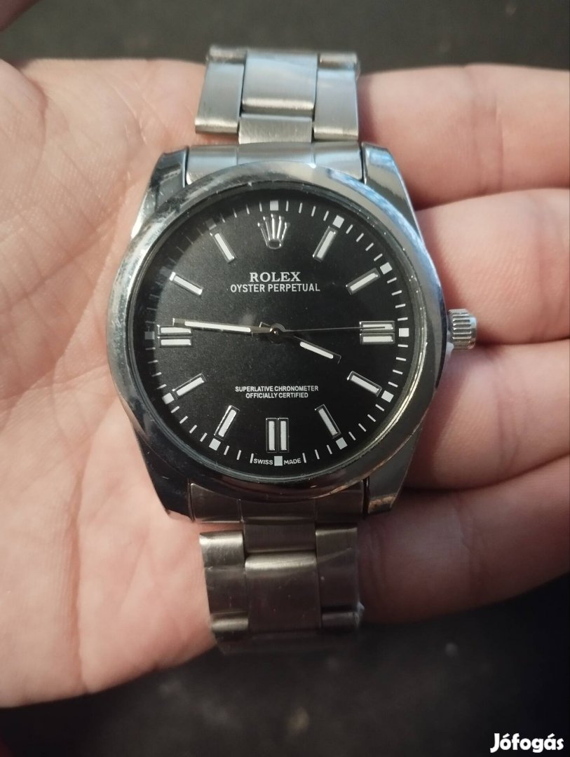 Rolex fekete óra olcsón, dobozzal