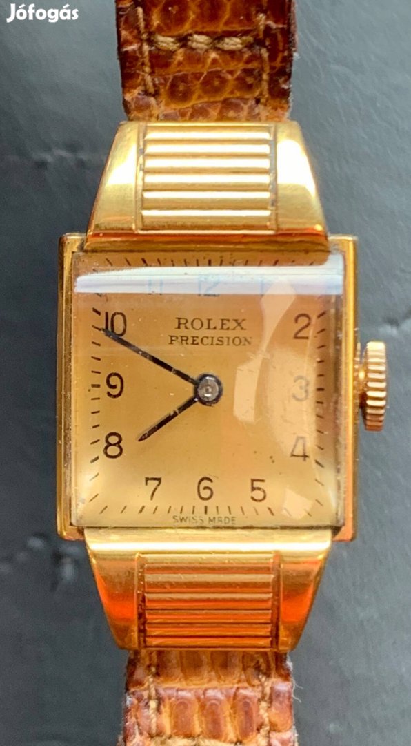 Rolex precision arany női karóra art deco