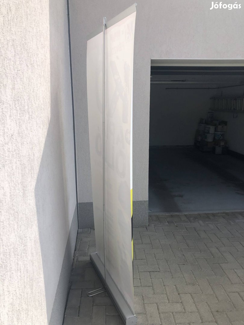 Roll-Up (rollup) álvány, szerkezet reklámozó eszköz eladó Budán!