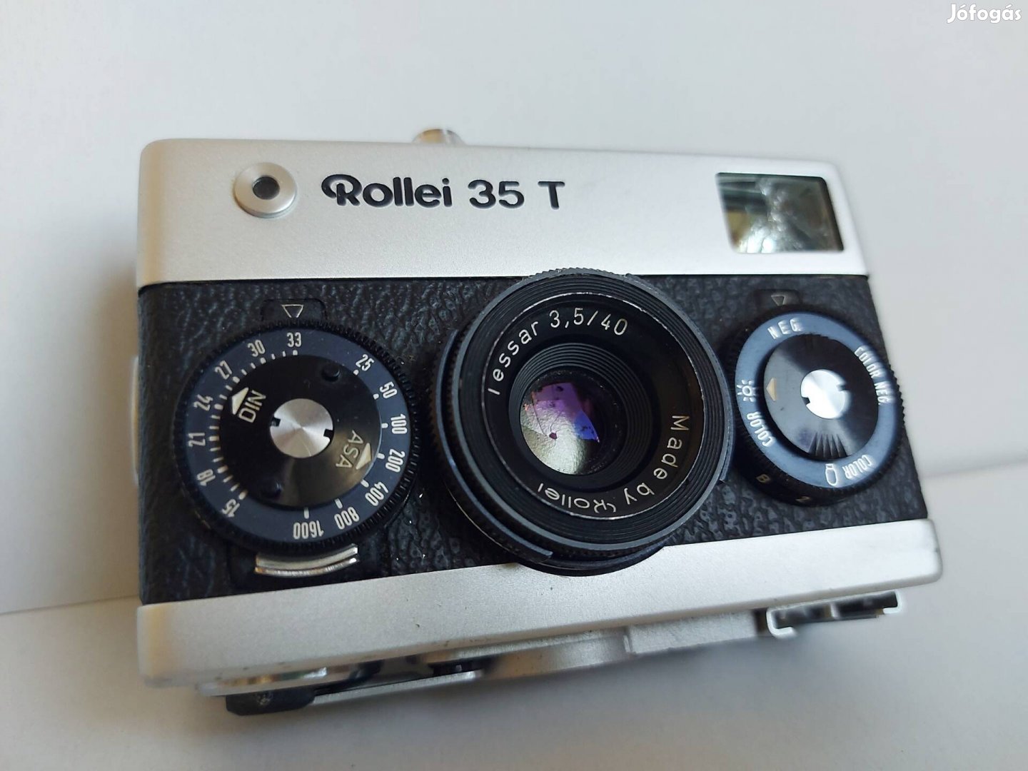 Rollei 35T filmes fényképezőgép_Rollei E19 vakuval