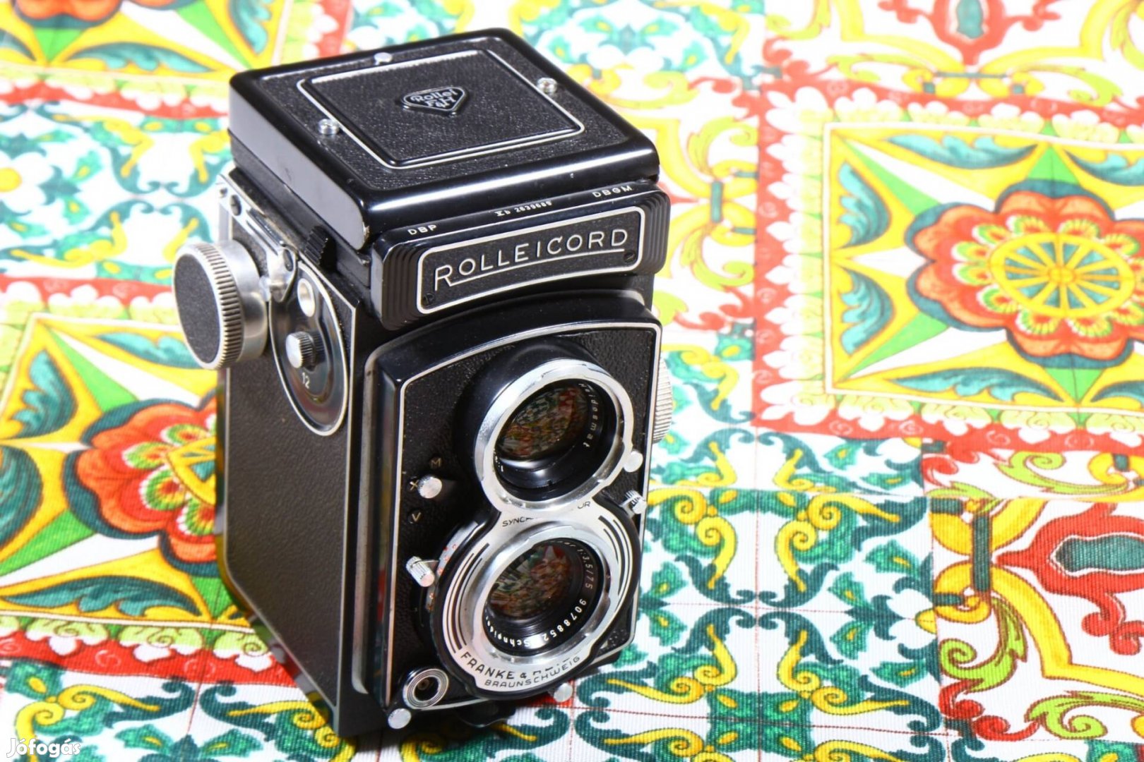 Rolleicord Vb xenar 3.5 75mm 6x6 filmes fényképezőgép