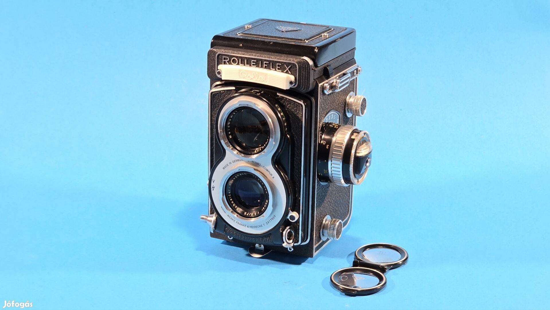 Rolleiflex T white face fényképezőgép 6x6