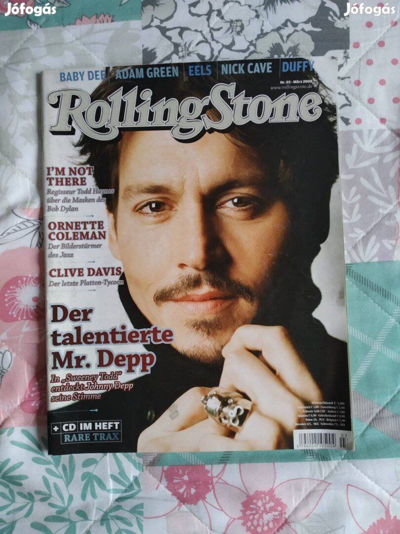 Rolling Stone magazin 2008/március, Johnny Depp