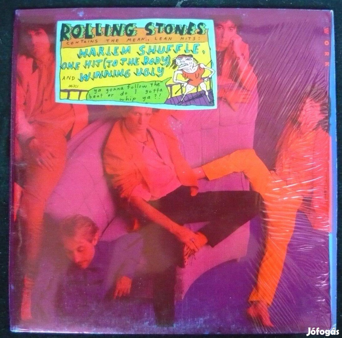 Rolling Stones: Dirty work (holland nyomású LP)