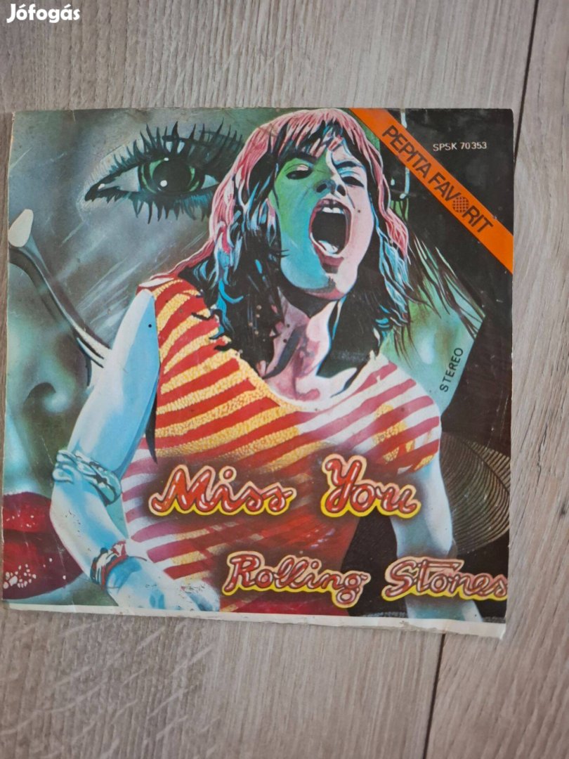 Rolling Stones bakelit kis lemez