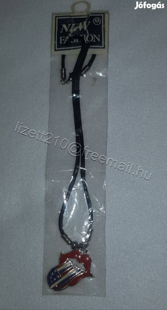 Rolling Stones nyaklánc új bontatlan csomagolás