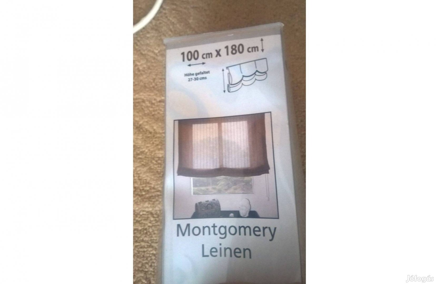 Római Raff roló minőségi függöny új csomagolt! barna