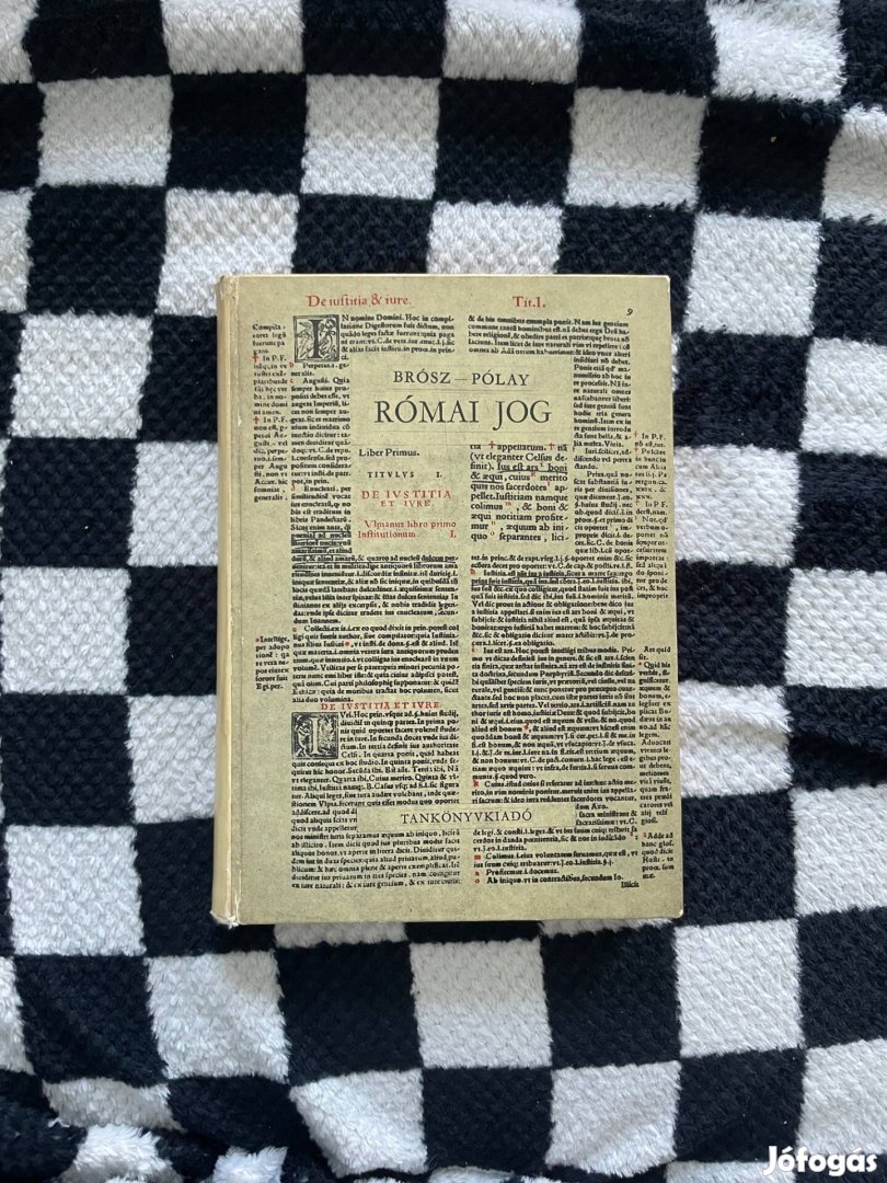 Római jog könyv