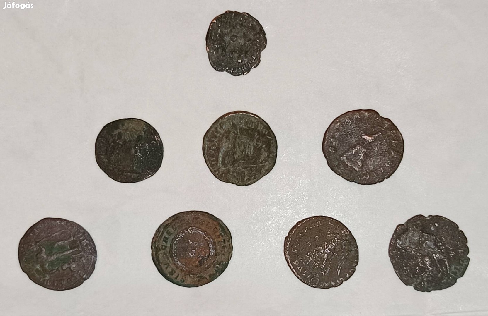 Római kori pénz érmék (8db)