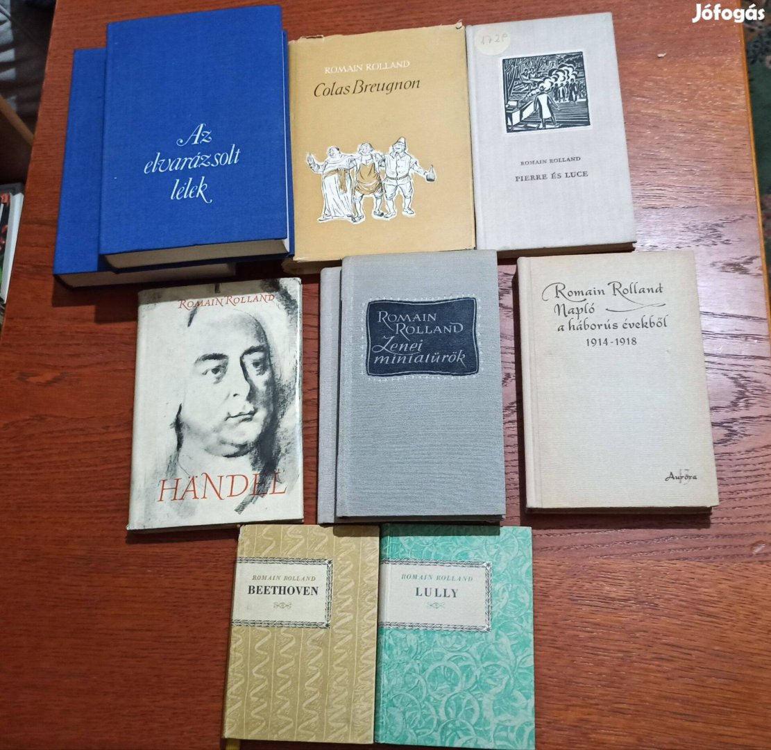 Romain Rolland könyvcsomag / 8 db könyv