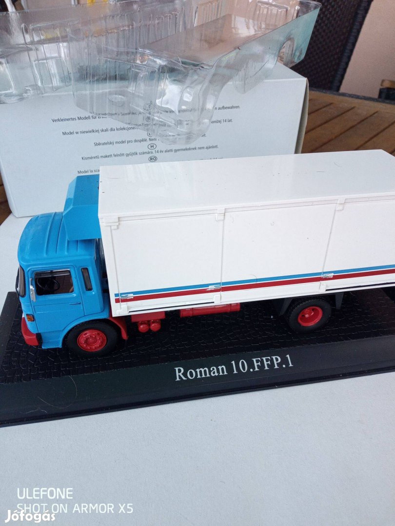 Roman 10.FFP.0 kamion ATLAS Editions Collections 1:43 Új!!!