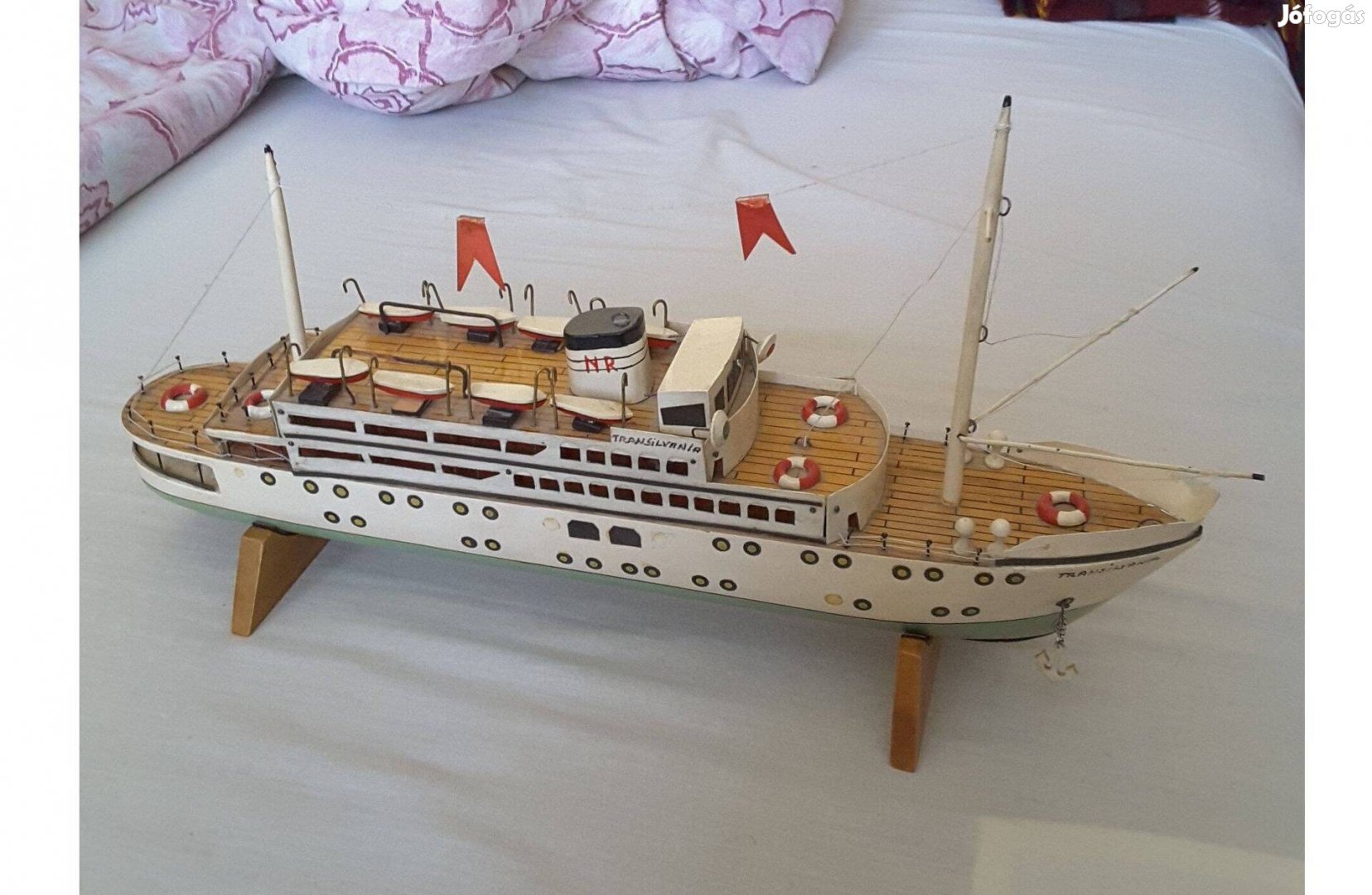 Román hajómodell Transilvania hajó 40 cm hosszú
