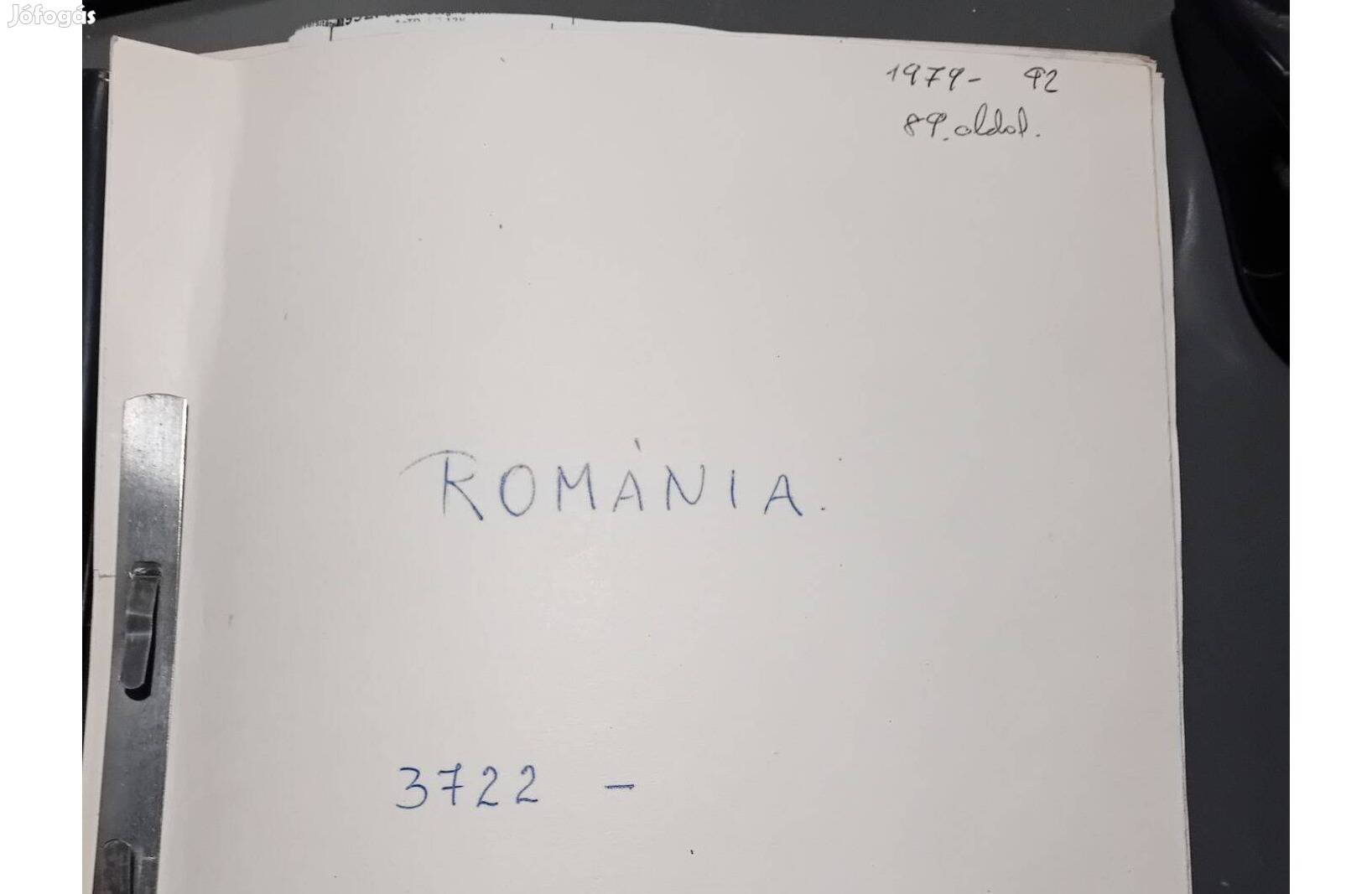 Román nagy Postatiszta bélyeg Blokkok kisívek béleg gyűjtemény