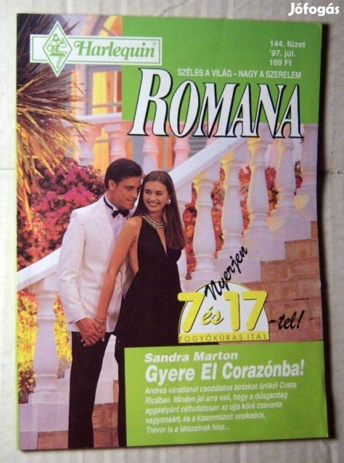 Romana 144. Gyere El Corazónba (Sandra Marton) 1997 (romantikus)