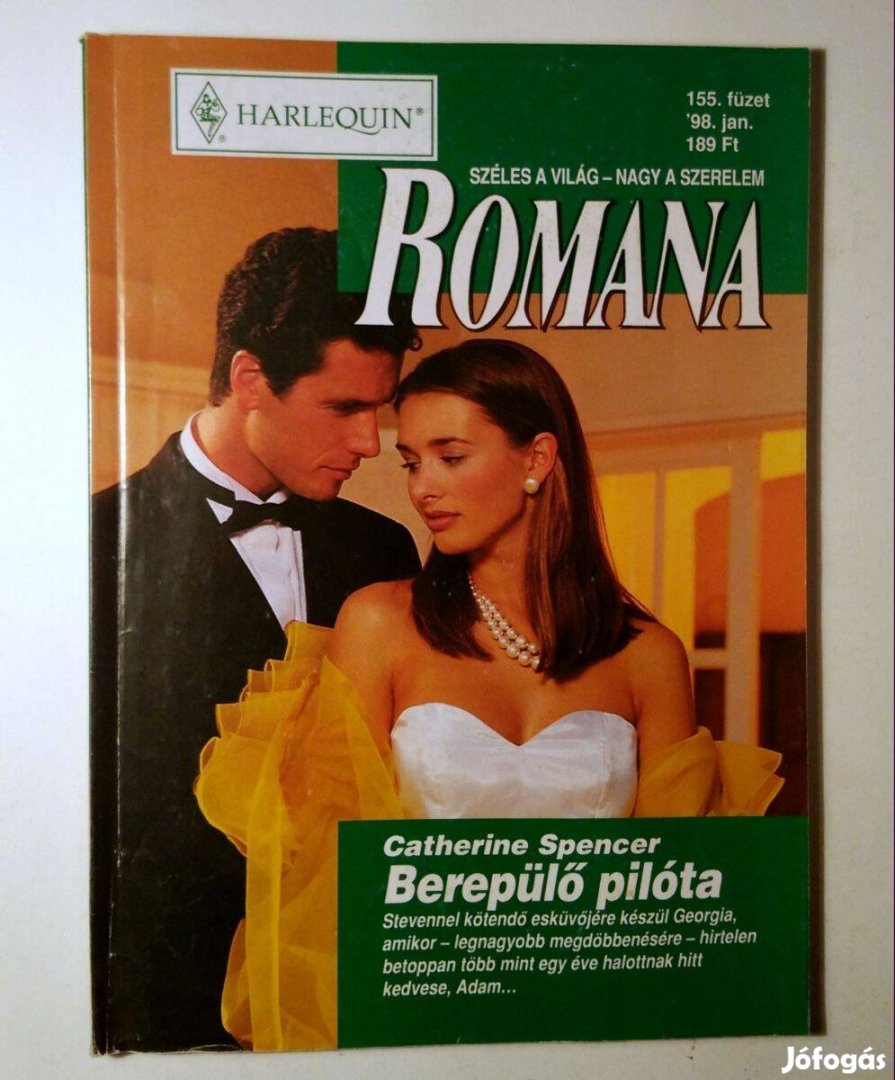 Romana 155. Berepülő Pilóta (Catherine Spencer) 1998 (6kép+tartalom)