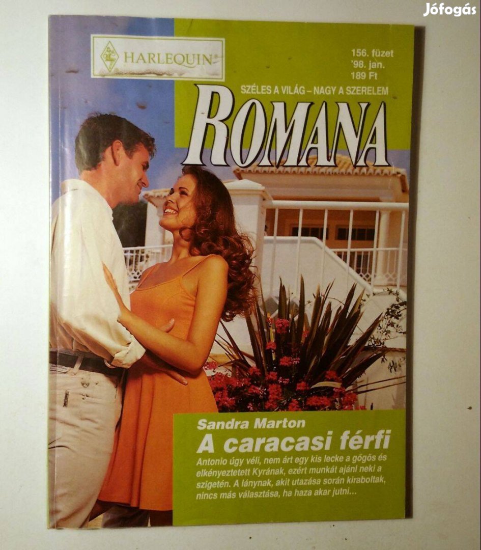 Romana 156. A Caracasi Férfi (Sandra Marton) 1998 (6kép+tartalom)