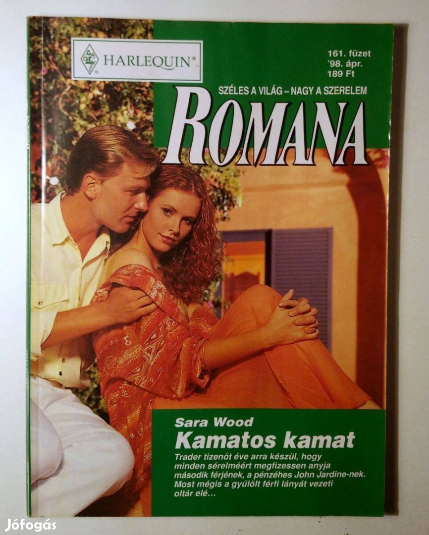 Romana 161. Kamatos Kamat (Sara Wood) 1998 (6kép+tartalom)