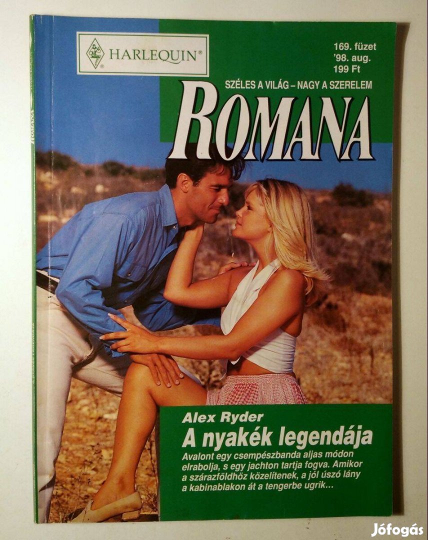 Romana 169. A Nyakék Legendája (Alex Ryder) 1998 (6kép+tartalom)